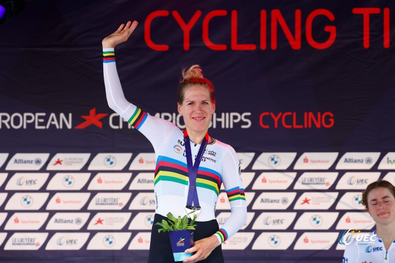 European Championships Munich 2022 - 2022 UEC Road Elite European Championships - Women's ITT - 17/08/2022 - Ellen Van Dijk (NED) - photo Luca Bettini/UEC/SprintCyclingAgency?2022